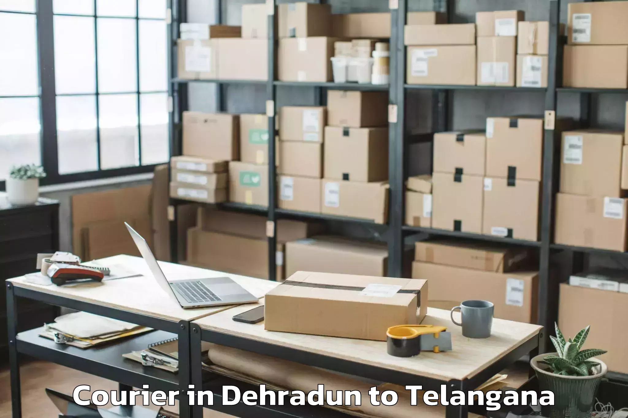 Book Dehradun to Singareni Courier